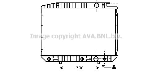 AVA QUALITY COOLING Radiators, Motora dzesēšanas sistēma MSA2070